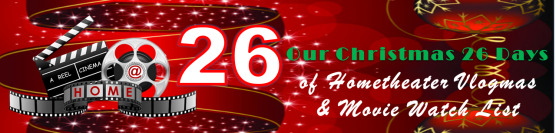 Our 26 Days of Christmas  Home Theater Movie Watch List (2020)